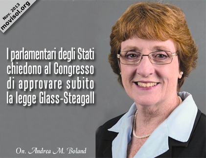 I parlamentari degli Stati chiedono al Congresso di approvare subito la legge Glass-Steagall