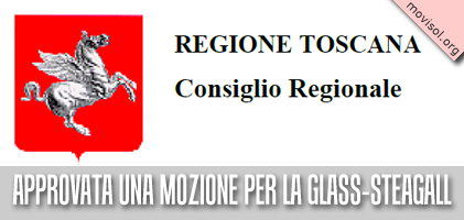 Il Consiglio Regionale della Toscana approva una mozione per la Glass-Steagall 