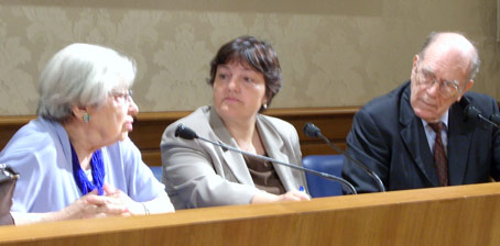LaRouche in dialogo con la Sen. Lidia Menapace al Senato, 5 giugno 2007