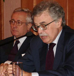 L'on. Alfonso Gianni con Tremonti. EIR, 6 giugno 2007